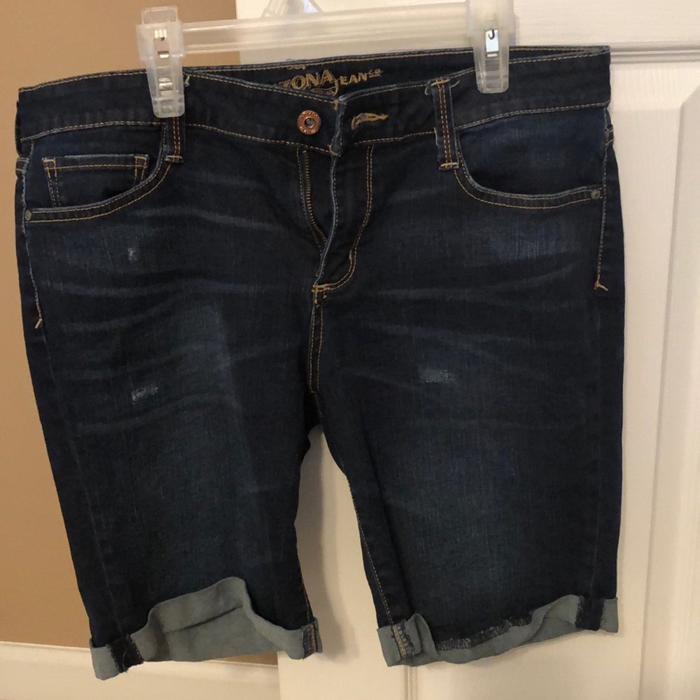 Dark Blue Jean Shorts